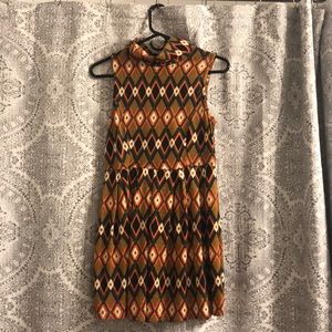 ✨3/$20✨Forever 21 Geo Dress-zip up back